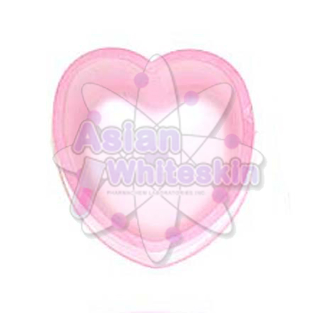 Soap pink hearts frame